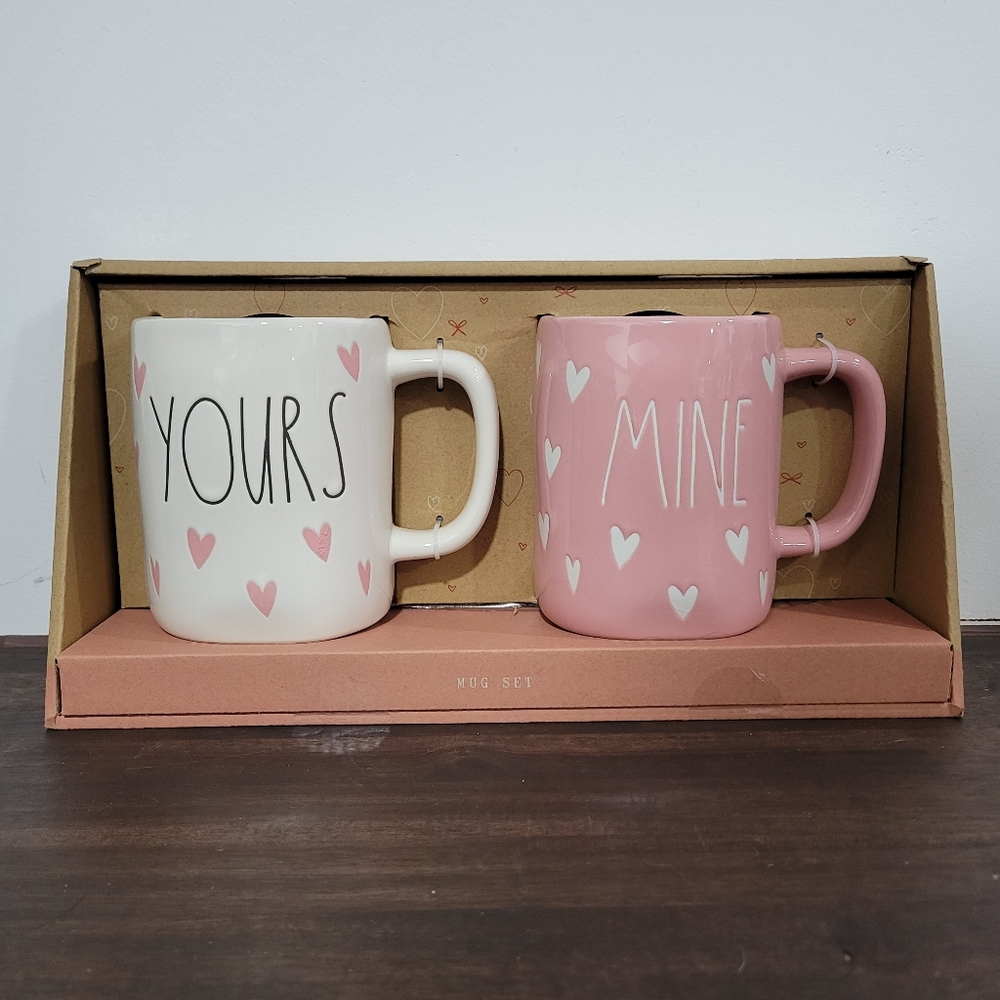 Rae Dunn Yours/Mine Mugs